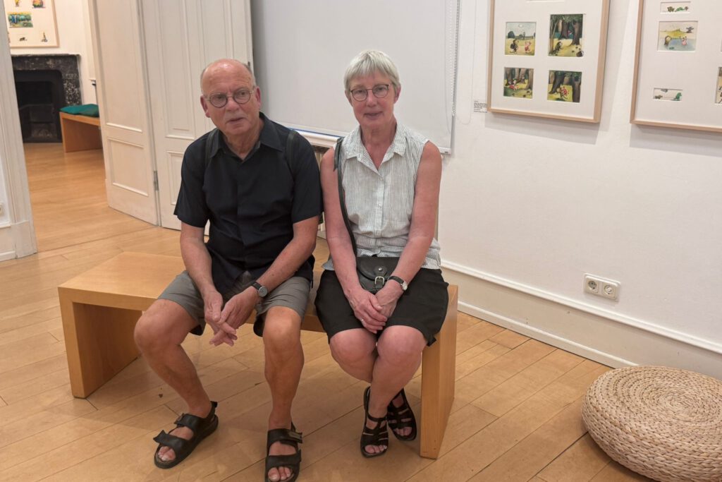 20250702 Foerderverein Bilderbuchmuseum Mitglieder Treffen Ausstellung Janosch Remise Burg Wissem Teilnehmer