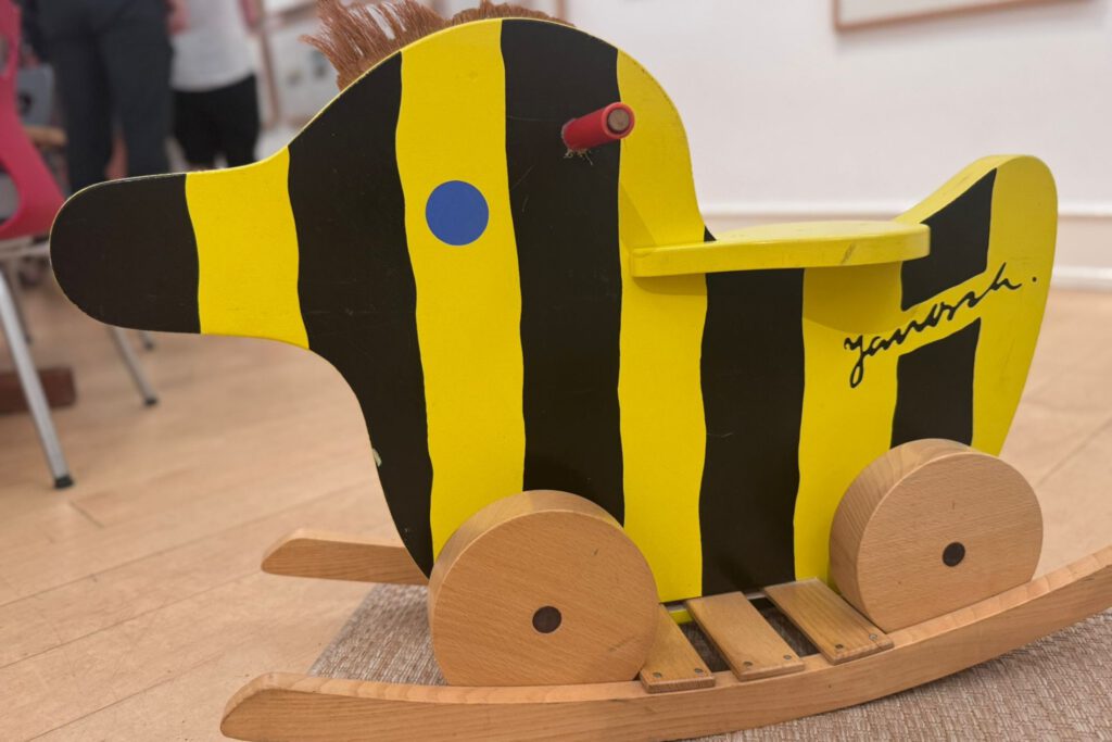20250702 Foerderverein Bilderbuchmuseum Mitglieder Treffen Ausstellung Janosch Remise Burg Wissem Tigerente