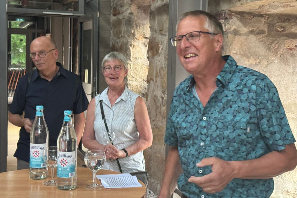 20250702 Foerderverein Bilderbuchmuseum Mitglieder Treffen Ausstellung Janosch Remise Burg Wissem Vorsitzender Karl Arnold
